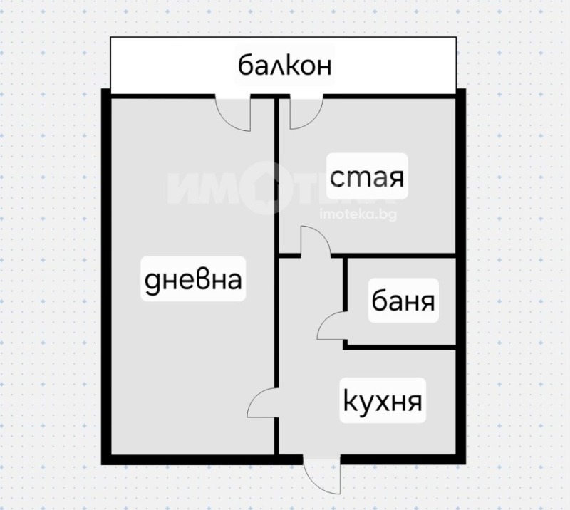 Продава  2-стаен град София , Стрелбище , 45 кв.м | 28884401 - изображение [2]
