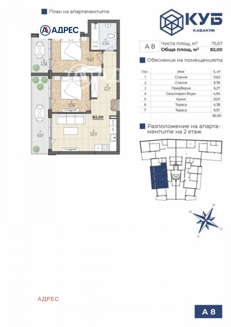 Продава 3-СТАЕН, гр. Варна, к.к. Чайка, снимка 4 - Aпартаменти - 48368910