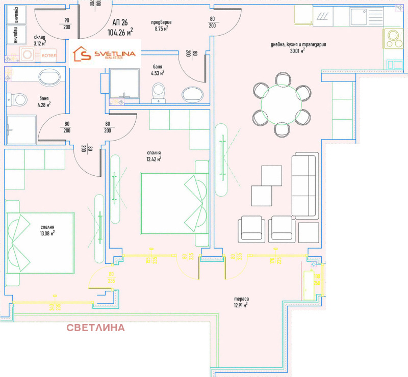 Продава 3-СТАЕН, град София, Малинова долина • 205195 € / 401326.54 лв. • 67401016 1