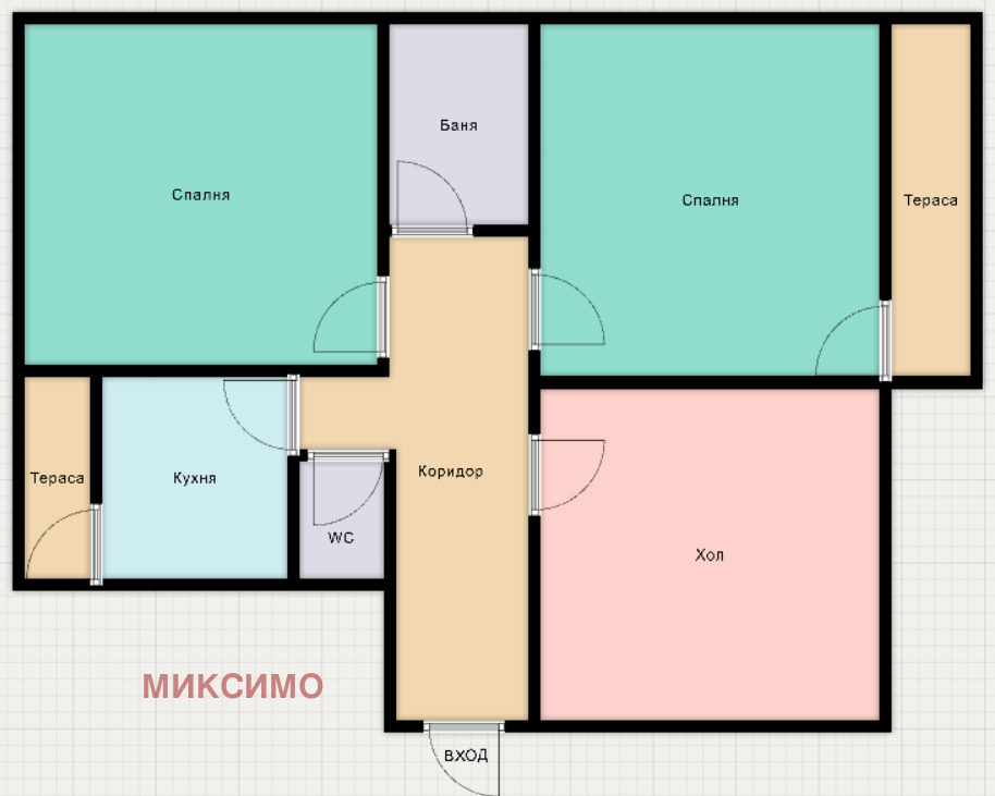 Продава 3-СТАЕН, гр. Русе, Възраждане