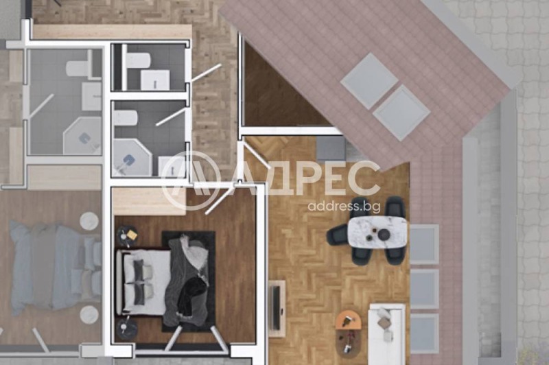 На продаж  1 спальня София , Овча купел 1 , 80 кв.м | 58303920