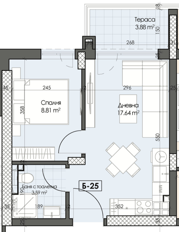 Продава  2-стаен град Пловдив , Кършияка , 50 кв.м | 78986373 - изображение [2]