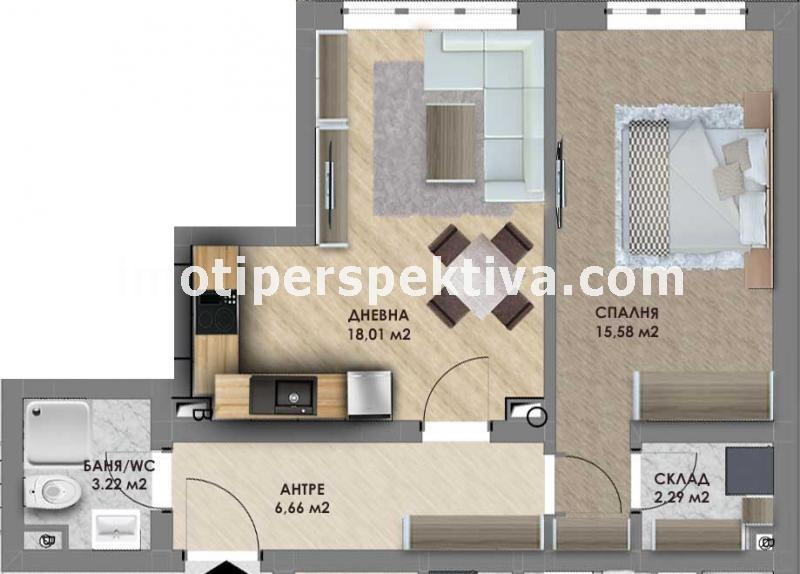 Продава  2-стаен град Пловдив , Христо Смирненски , 64 кв.м | 67052535 - изображение [10]