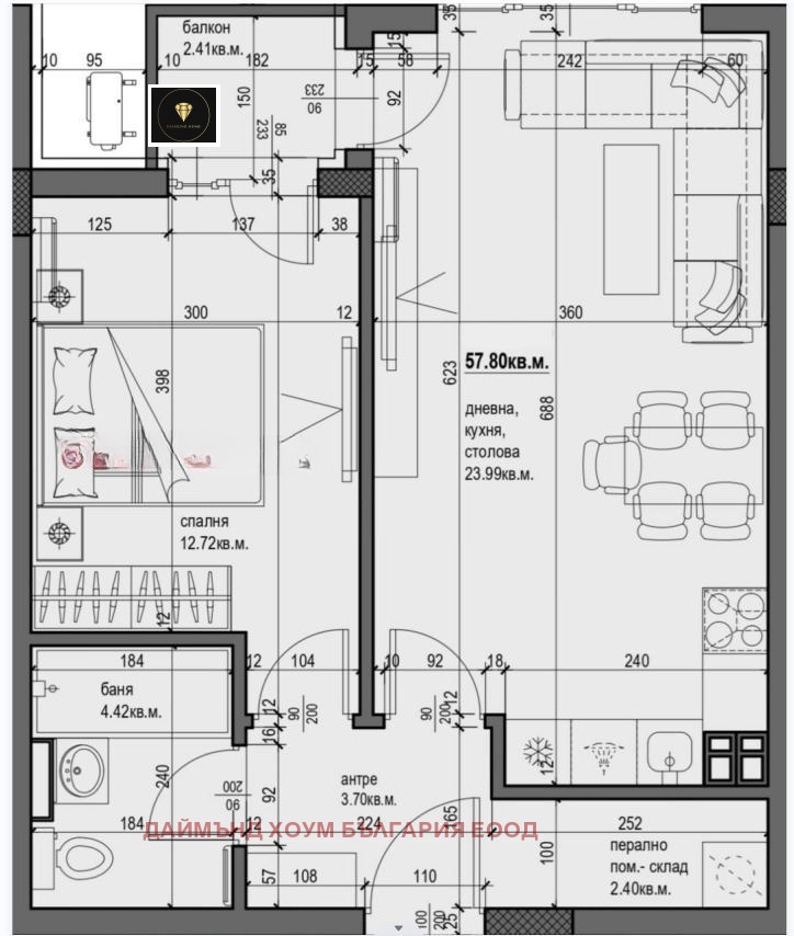 Продава 2-СТАЕН, гр. Пловдив, Христо Смирненски, снимка 15 - Апартаменти - 52536545