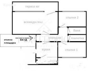 Продава  3-стаен град Бургас , Славейков , 90 кв.м | 71058603 - изображение [2]