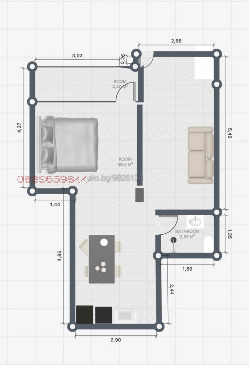 Продава 1-СТАЕН, гр. Велико Търново, Колю Фичето, снимка 17 - Апартаменти - 52785245