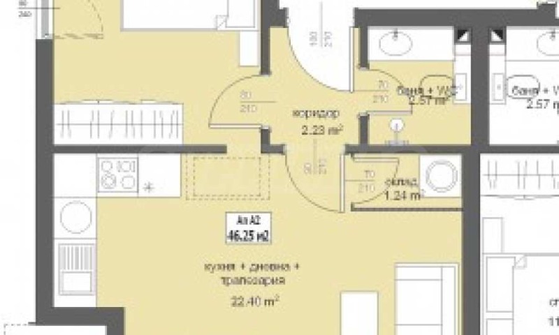 Продава 2-СТАЕН, гр. София, Симеоново, снимка 3 - Aпартаменти - 49125595