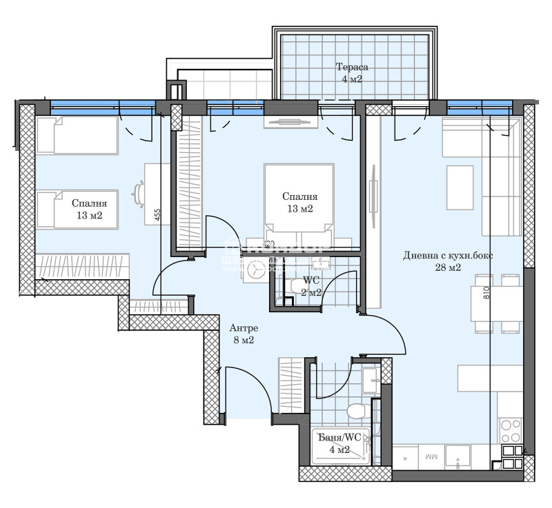 Продава 3-СТАЕН, гр. Пловдив, Кършияка, снимка 1 - Aпартаменти - 49579329