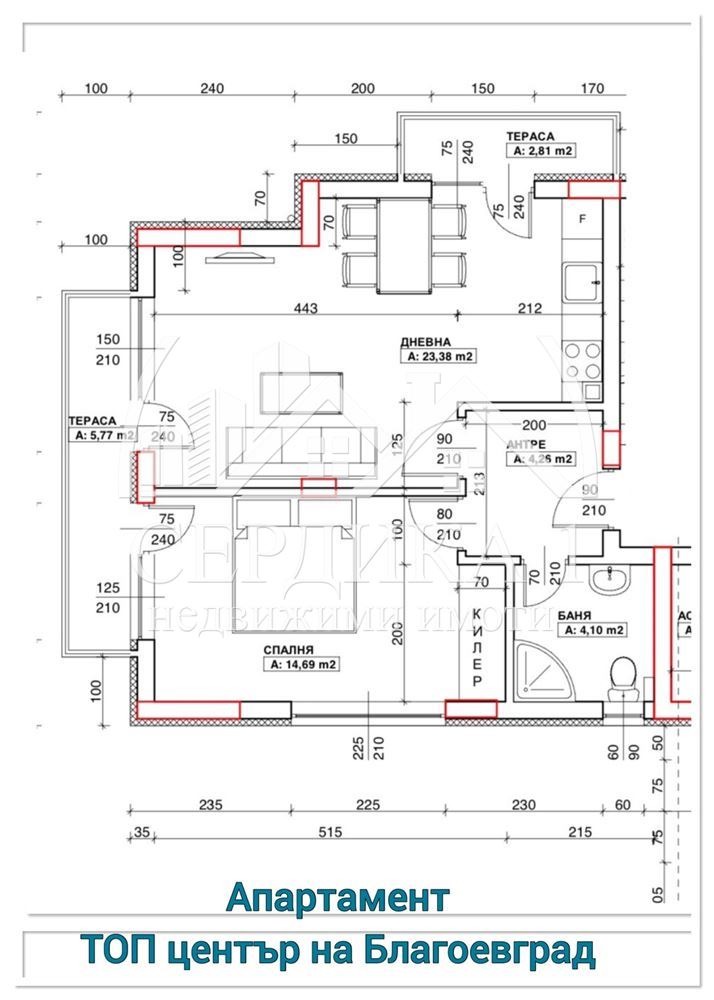 Продава  2-стаен град Благоевград , Идеален център , 65 кв.м | 83491798