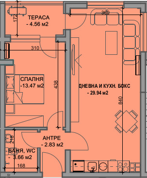 Продается  1 спальня Пловдив , Южен , 78 кв.м | 35302104 - изображение [2]