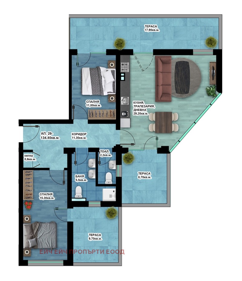 Продава  3-стаен град Пловдив , Христо Смирненски , 153 кв.м | 18509022 - изображение [6]