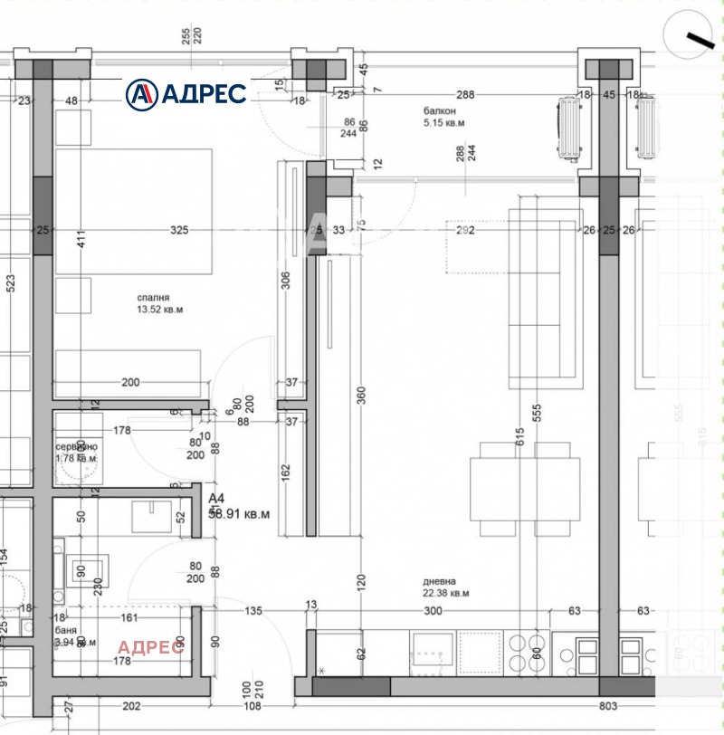 Продаја  1 спаваћа соба Варна , Аспарухово , 69 м2 | 77063993 - слика [3]