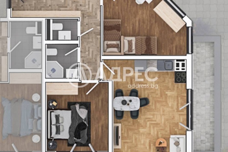 Продава  3-стаен, град София, Овча купел 1 •  207 239 EUR • ID 75220071 — holmes.bg - [1] 