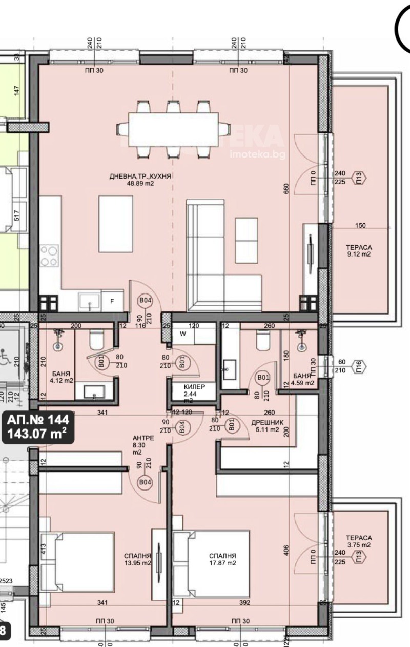 Продаја  2 спаваће собе Варна , Галата , 159 м2 | 42063268 - слика [2]