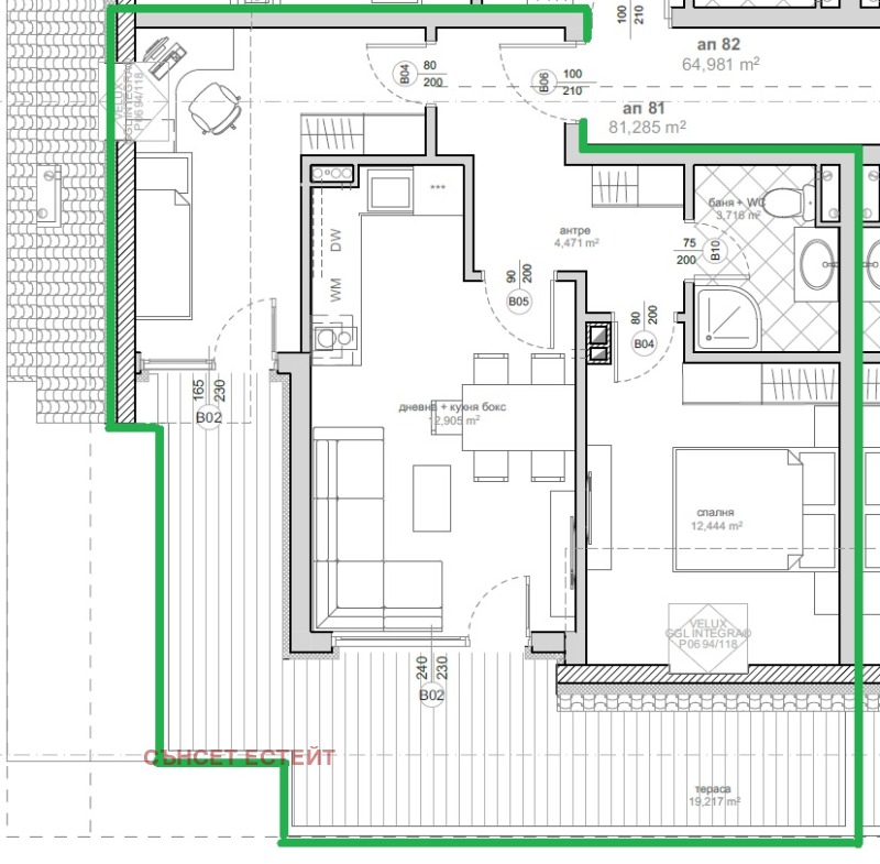 Продава 3-СТАЕН, гр. Бургас, област Бургас, снимка 2 - Апартаменти - 53461522