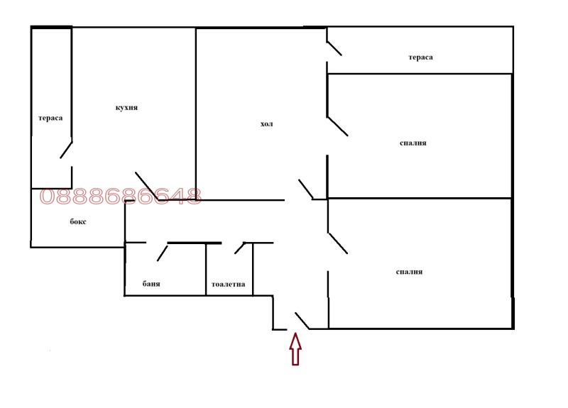 Продава 4-СТАЕН, гр. Стара Загора, Център, снимка 2 - Aпартаменти - 49601080