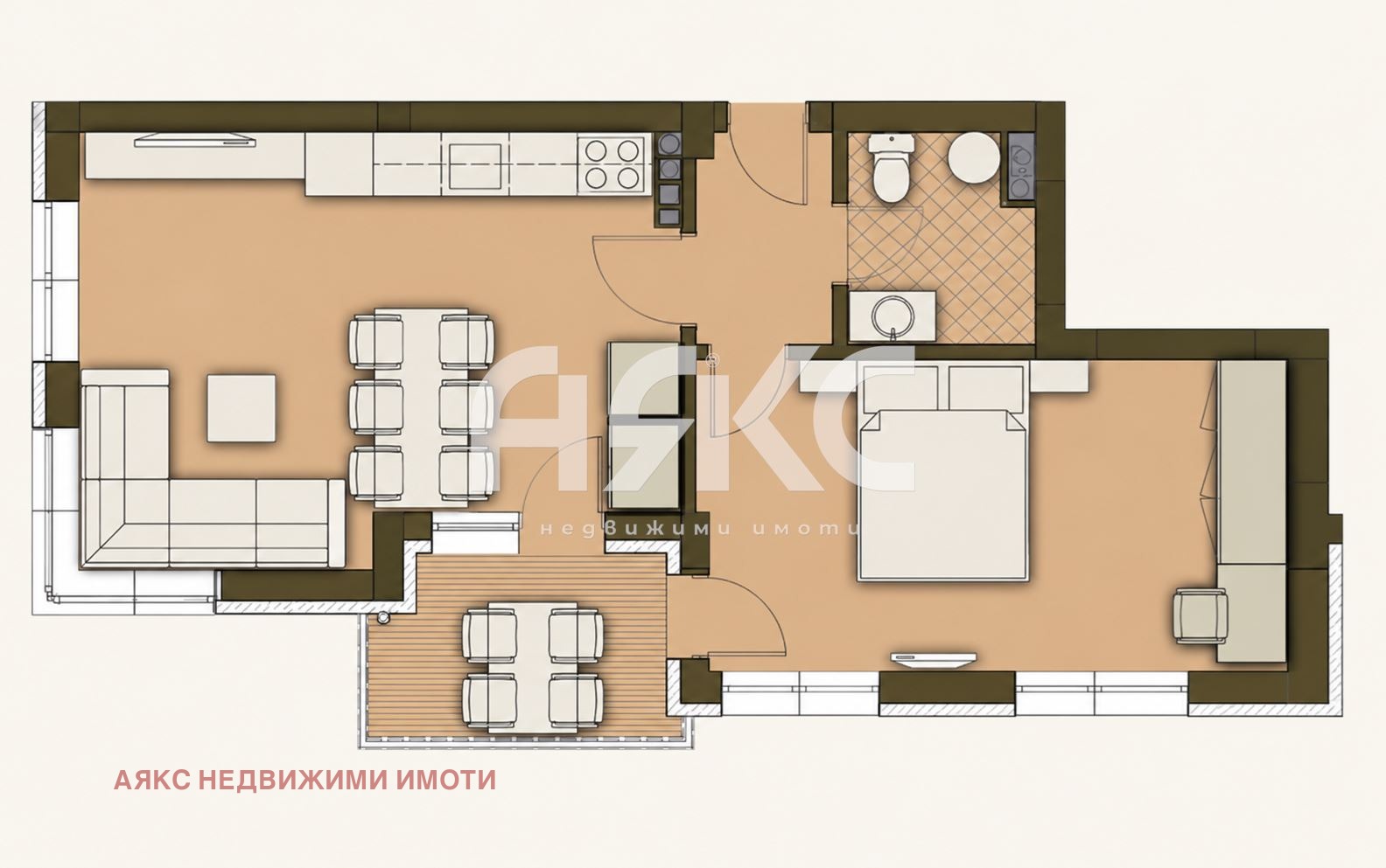 Продава 2-СТАЕН, гр. Созопол, област Бургас, снимка 3 - Апартаменти - 56576062