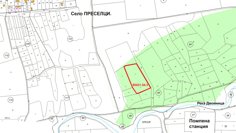 Zu verkaufen  Land region Burgas , Priselzi , 9.221 dka | 85567879