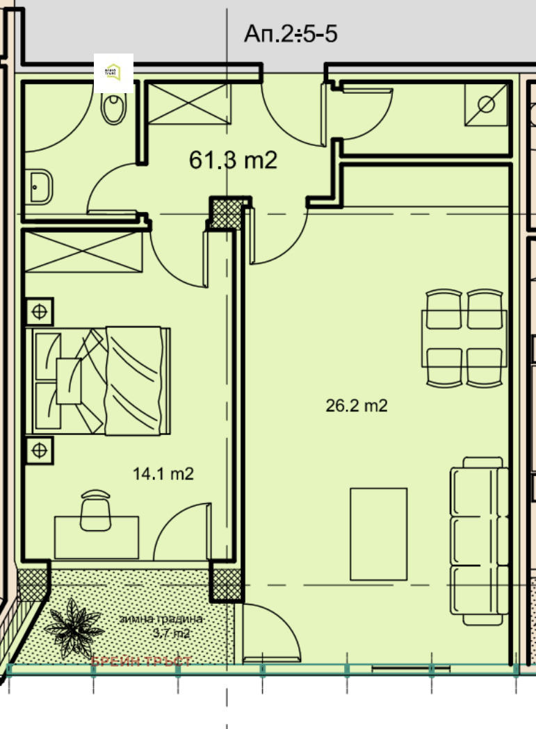 Продава 2-СТАЕН, гр. София, Манастирски ливади, снимка 8 - Aпартаменти - 46611336