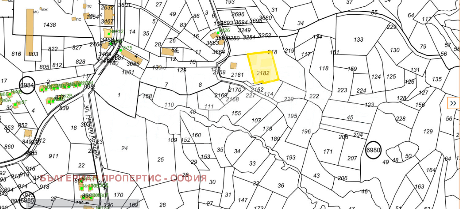 Продава ПАРЦЕЛ, гр. София, с. Бистрица, снимка 6 - Парцели - 53623428