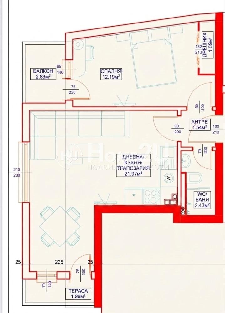 Продава 2-СТАЕН, гр. Варна, Виница, снимка 4 - Апартаменти - 52575446