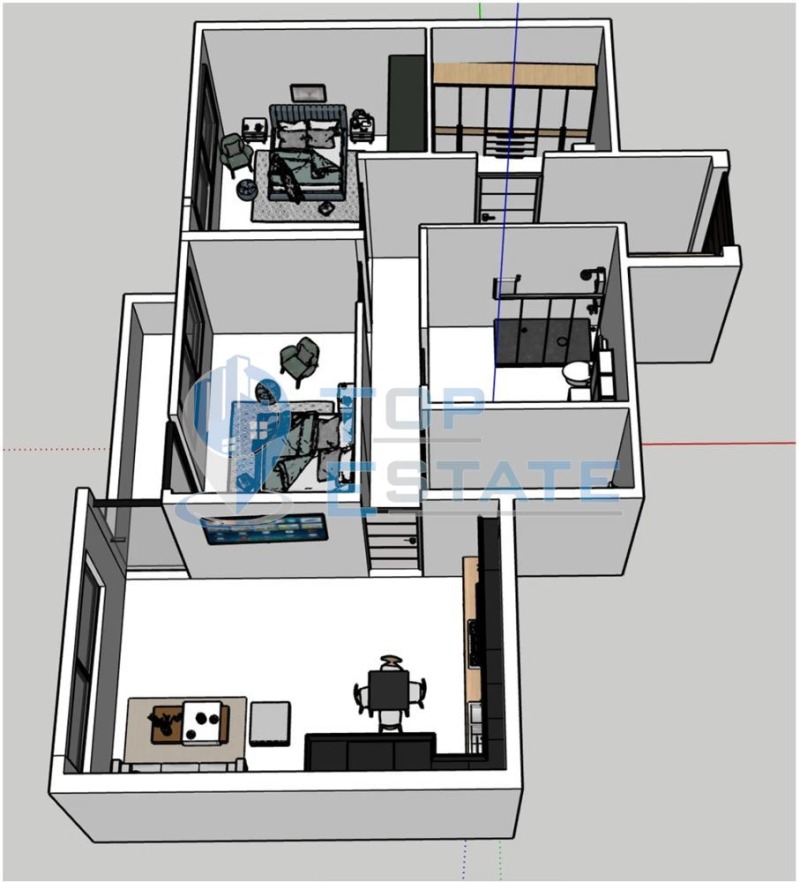 In vendita  2 camere da letto Veliko Tarnovo , Buzludga , 104 mq | 83190712 - Immagine [2]