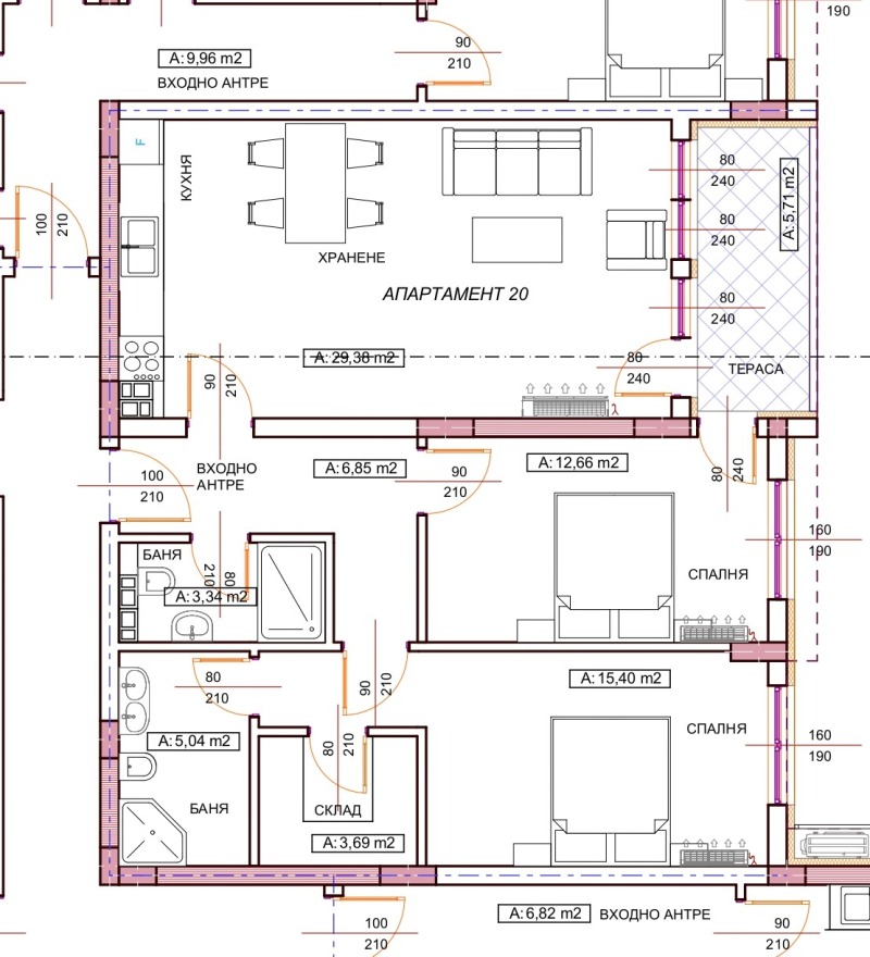 Продава 3-СТАЕН в област Пловдив, гр. Асеновград - 100 кв.м / 110 000 € » 215 141.30 лв., ИМОТНА ТОЧКА - АСЕНОВГРАД