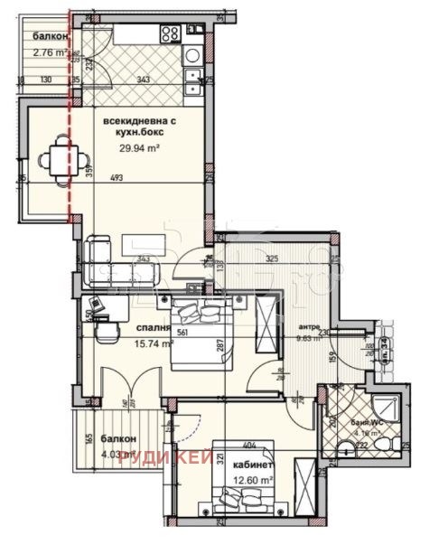In vendita  2 camere da letto Varna , Vladislav Varnenchik 2 , 113 mq | 84253573 - Immagine [13]