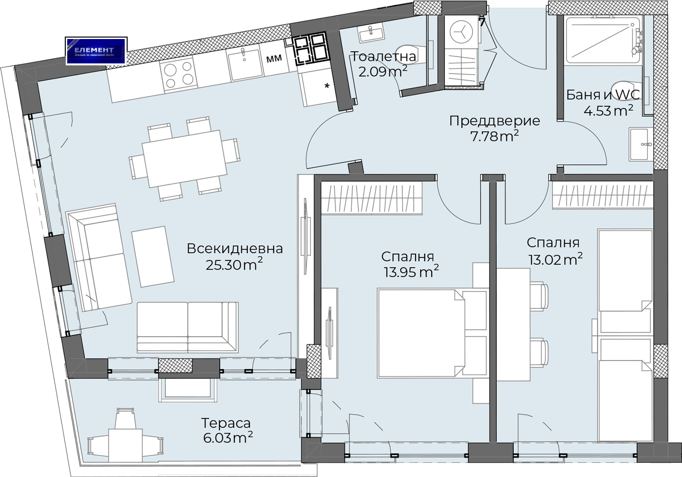 Продава 3-СТАЕН, гр. Пловдив, Христо Смирненски, снимка 10 - Апартаменти - 54324178