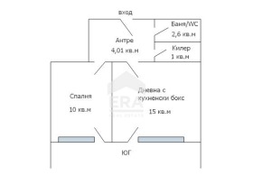 1 Schlafzimmer m-t Ptschelina, Warna 14