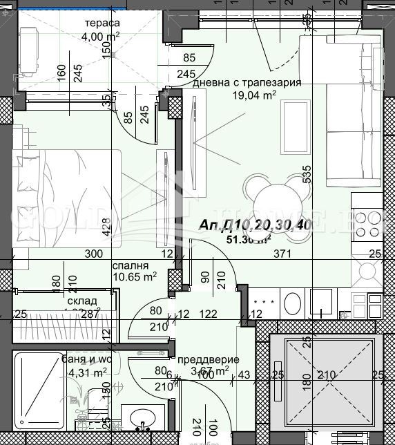 Продава 2-СТАЕН, гр. Пловдив, Тракия, снимка 2 - Апартаменти - 55404950