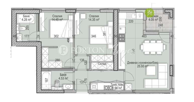 Продава 3-СТАЕН, гр. София, Кръстова вада, снимка 5 - Апартаменти - 52811366