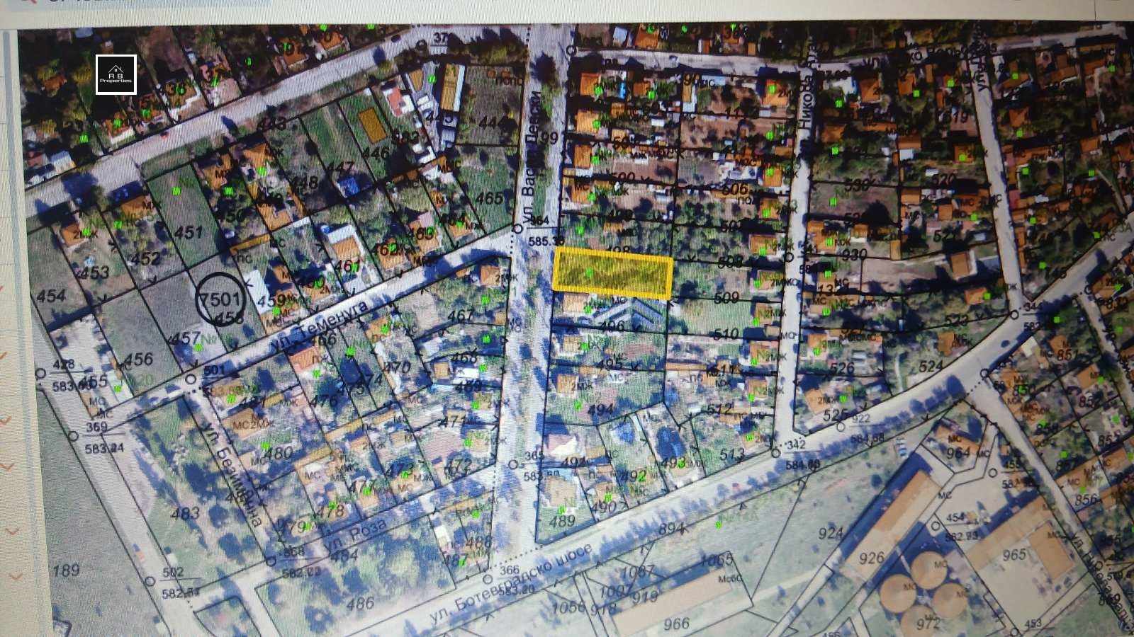 Продава ПАРЦЕЛ, гр. София, с. Яна, снимка 4 - Парцели - 55545227