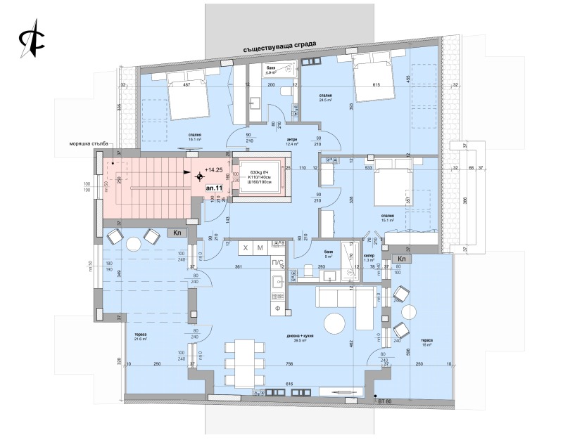 Продава МНОГОСТАЕН в град Стара Загора, Център - 230 кв.м / 315 000 € » 616 086.45 лв., АКСИС ГРУП
