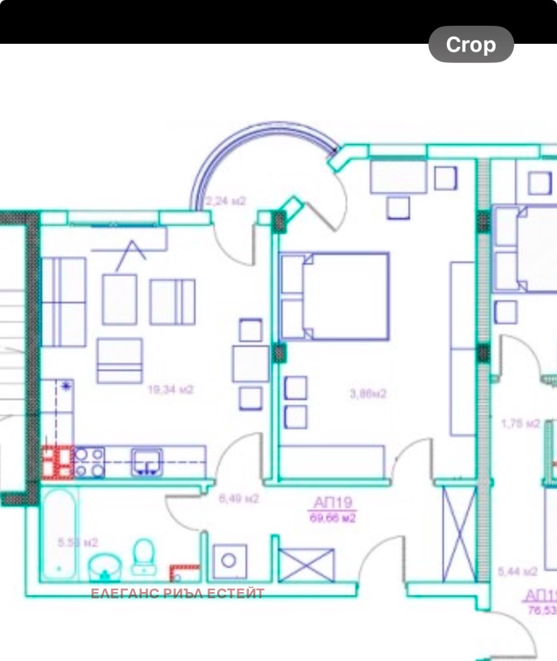 Продаја  1 спаваћа соба регион Бургас , Равда , 70 м2 | 50327106 - слика [8]