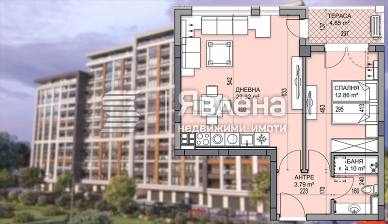 Продава 2-СТАЕН, гр. Пловдив, Гагарин, снимка 2 - Апартаменти - 56319120