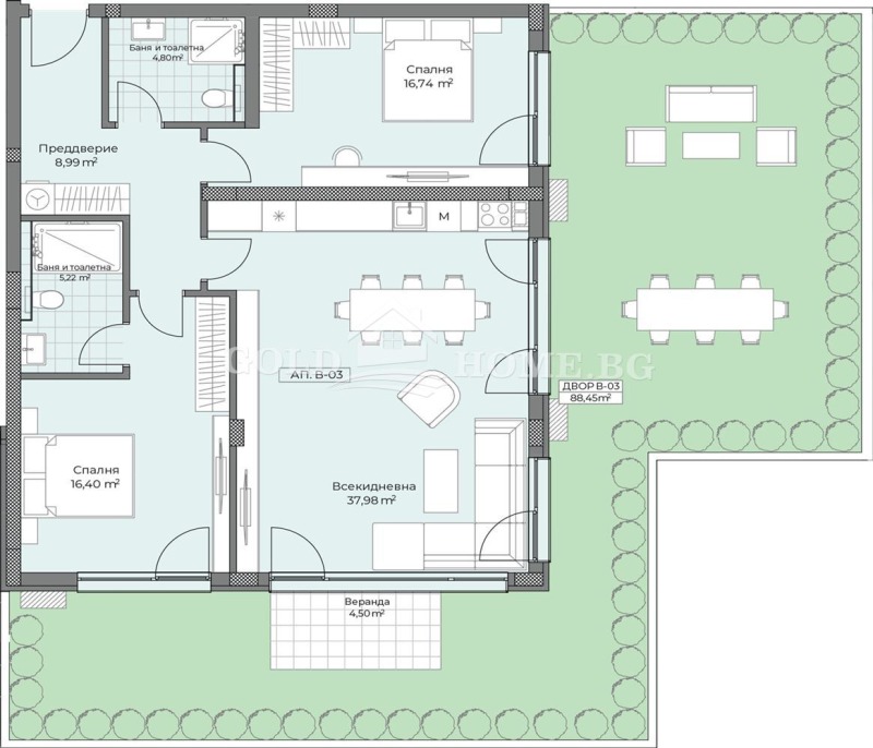 Продава 3-СТАЕН, гр. Пловдив, Остромила, снимка 9 - Aпартаменти - 48128429