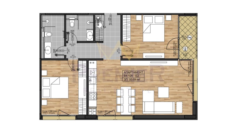 Продава 3-СТАЕН, гр. София, Бояна, снимка 3 - Aпартаменти - 48993300