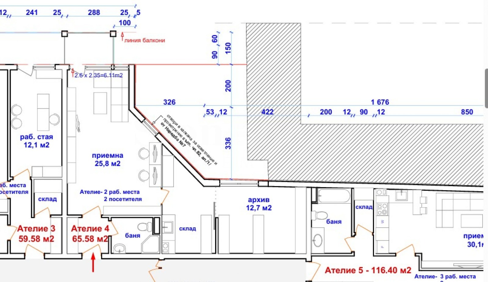 Продава 2-СТАЕН, гр. Бургас, Център, снимка 2 - Апартаменти - 55276208
