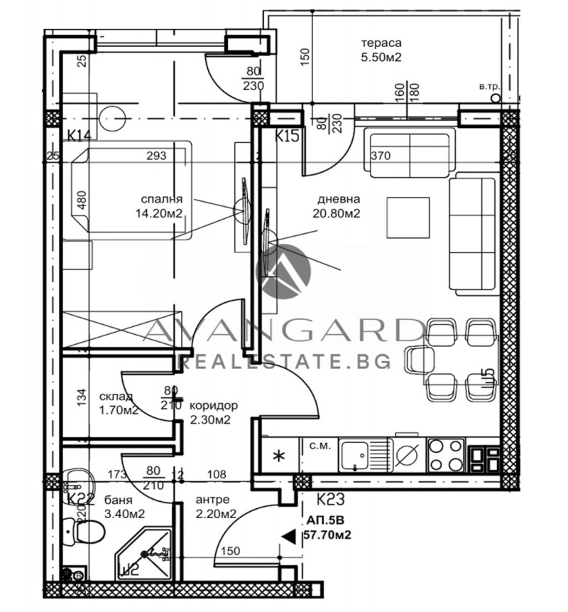 Zu verkaufen  1 Schlafzimmer Plowdiw , Belomorski , 67 qm | 62065360 - Bild [2]