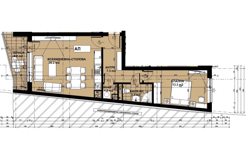 À venda  1 quarto Sofia , Krastova vada , 81 m² | 54691579 - imagem [2]