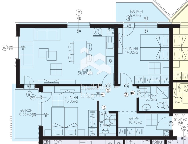 Zu verkaufen  2 Schlafzimmer Sofia , Dragalewzi , 111 qm | 18195425 - Bild [12]