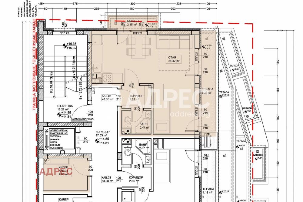 Продава 1-СТАЕН, гр. Варна, Левски 1, снимка 3 - Апартаменти - 53902412