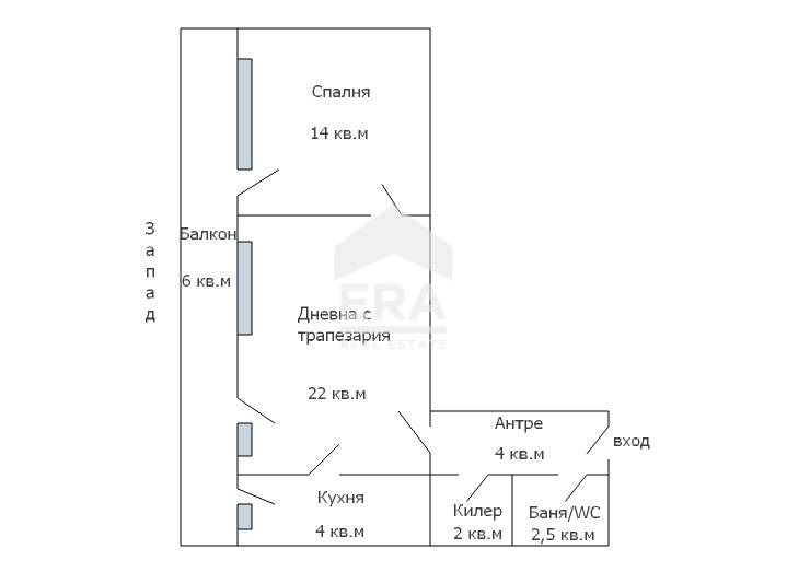 Продава 2-СТАЕН, гр. Варна, Бриз, снимка 14 - Aпартаменти - 47608665