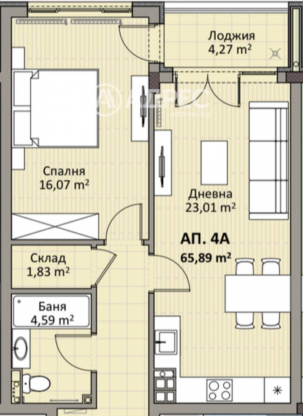 Продава 2-СТАЕН, гр. София, Надежда 2, снимка 4 - Апартаменти - 54815607