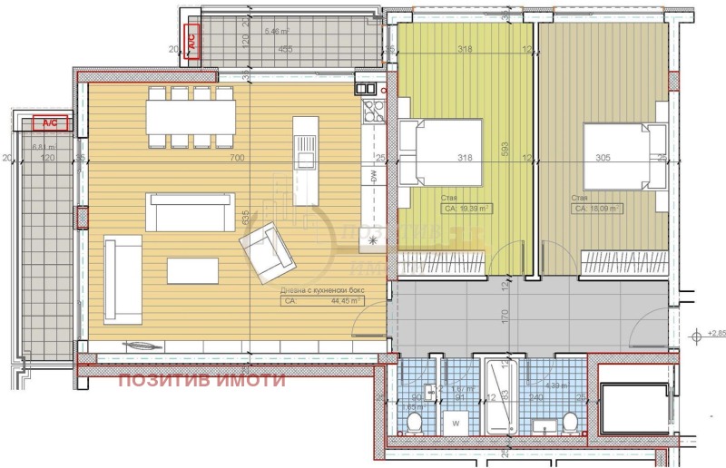 In vendita  2 camere da letto Sofia , m-t Gardova glava , 154 mq | 28096109 - Immagine [13]