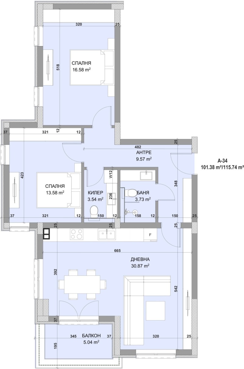 Продава 3-СТАЕН, гр. Варна, Владислав Варненчик 1, снимка 2 - Апартаменти - 47805299