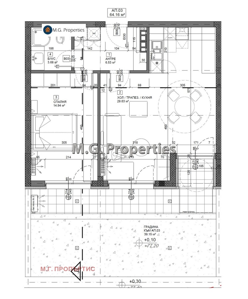 Zu verkaufen  1 Schlafzimmer Warna , k.k. Sw.Sw. Konstantin i Elena , 114 qm | 79502086 - Bild [3]