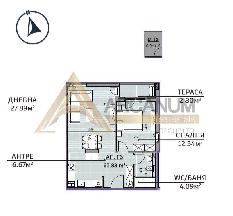 Продава 2-СТАЕН, гр. Варна, Възраждане 1, снимка 3 - Апартаменти - 54106048