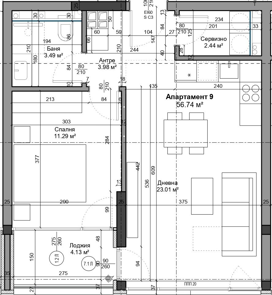 Продава 2-СТАЕН, гр. Варна, м-т Ален мак, снимка 2 - Апартаменти - 54601436